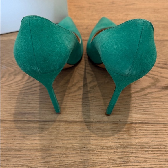 Manolo Blahnik Turquoise Heels - Picture 5 of 12